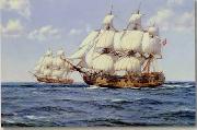 unknow artist Seascape, boats, ships and warships.36 oil painting reproduction